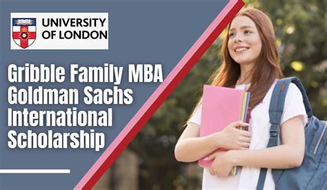 goldman sachs mba scholarship